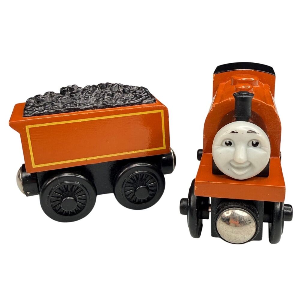 Thomas & Friends Wooden Railway Duke Coal Car Tender 2003 Learning Curve Train
